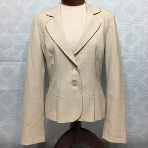 White House Black Market Beige Blazer